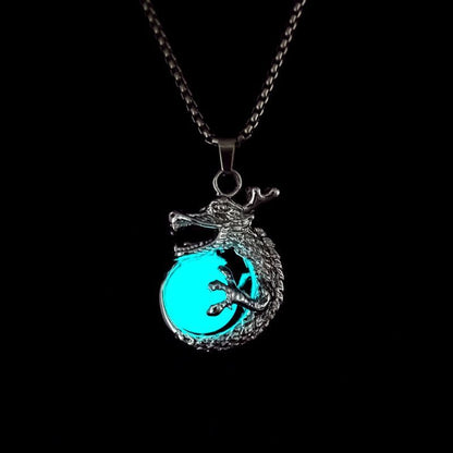 Moonfire Dragon Necklace