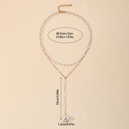 Pearl Cascade Necklace